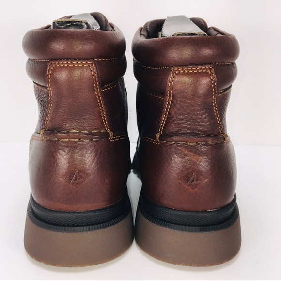 Sperry Men's Watertown LTT Dark Brown Leather Boot - Picture 8 of 16